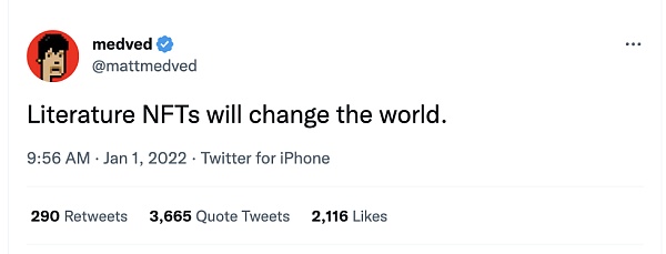 文学型NFT：文化人新蓝海