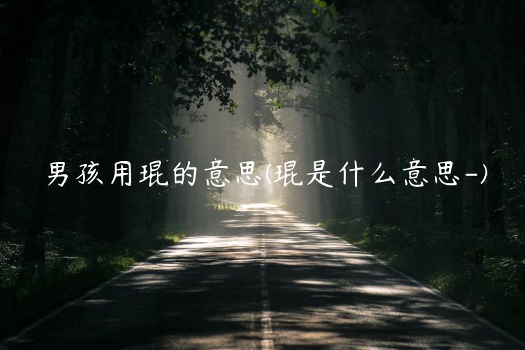 男孩用琨的意思(琨是什么意思-)