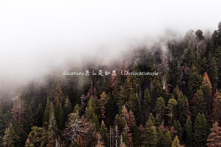 ulocations甚么是如类（Dirrlocationsple