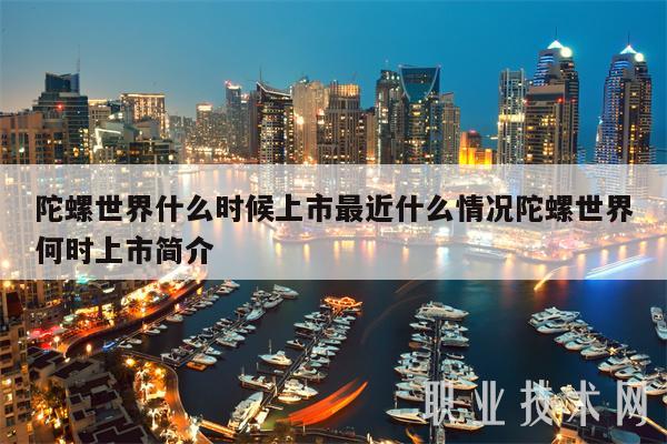 陀螺世界什么时候上市最近什么情况陀螺世界何时上市简介