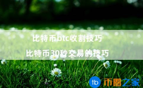 比特币的买卖操作(比特币割韭菜手法)