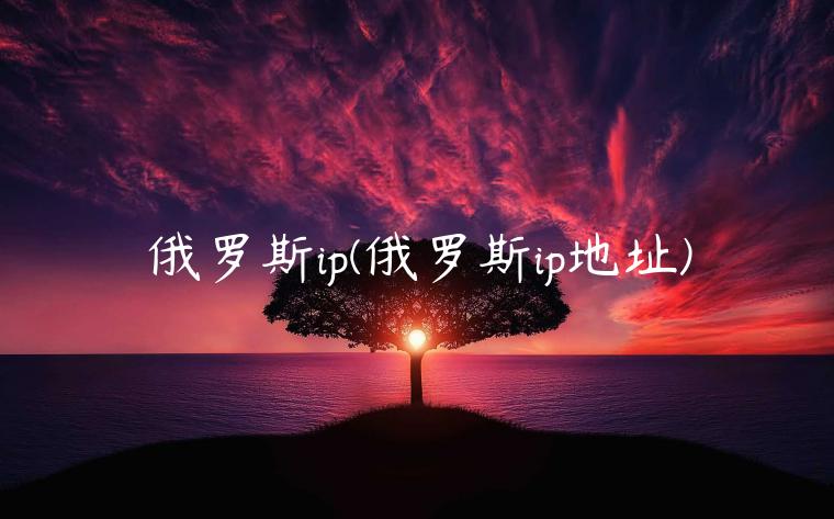 俄罗斯ip(俄罗斯ip地址)