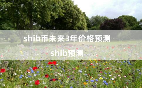 shib币未来3年价格预测(shib预测)插图 shib币未来3年价格预测(shib预测)