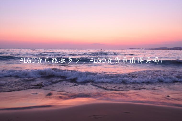 ALGO货币能涨多少，ALGO货货币值得买吗！