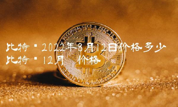 比特币2022年8月12日价格多少 比特币12月份价格