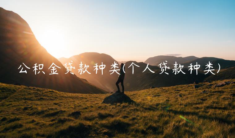 公积金贷款种类(个人贷款种类)