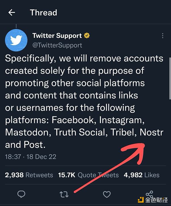 区块链观察 | 推特前CEO和现任CEO马斯克对同Nostr态度截然不同1