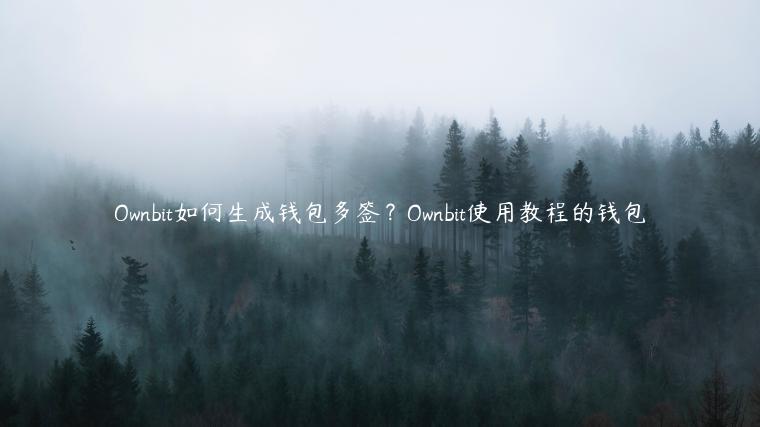 Ownbit如何生成钱包多签？Ownbit使用教程的钱包