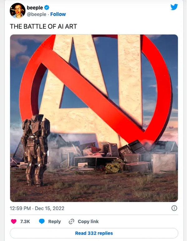 AI艺术与人类艺术没有什么不同