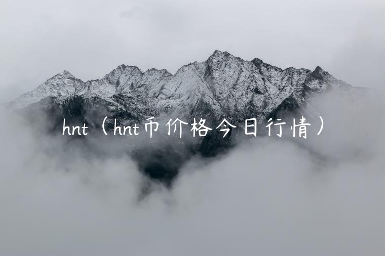 hnt（hnt币价格今日行情）