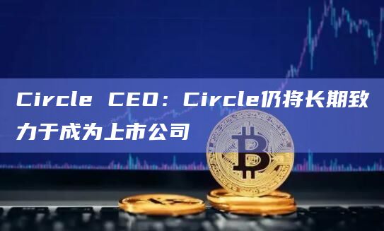 Circle CEO：Circle仍将长期致力于成为上市公司