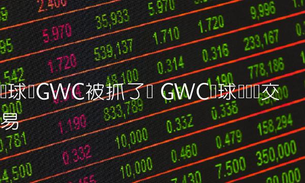 环球币GWC被抓了吗