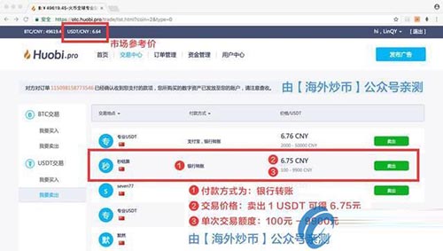 火币网币币如何转法币?usdt兑换提现人民币教程插图 火币网币币如何转法币?usdt兑换提现人民币教程