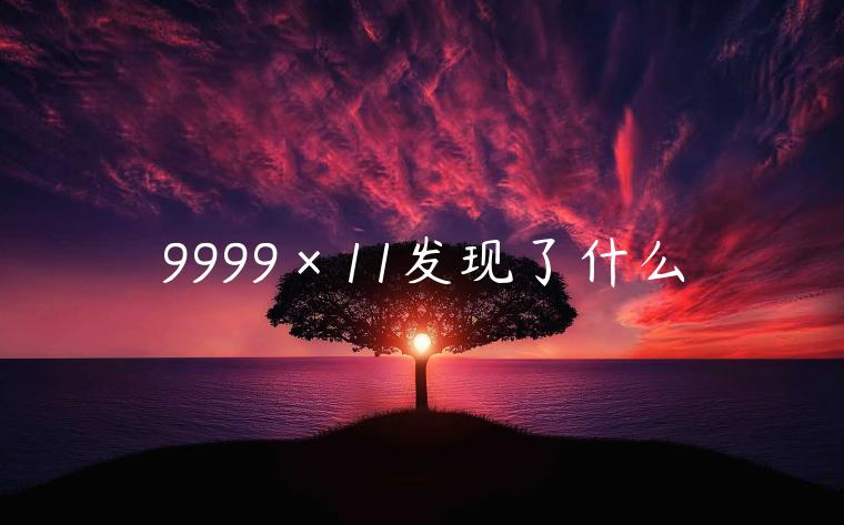 9999×11发现了什么