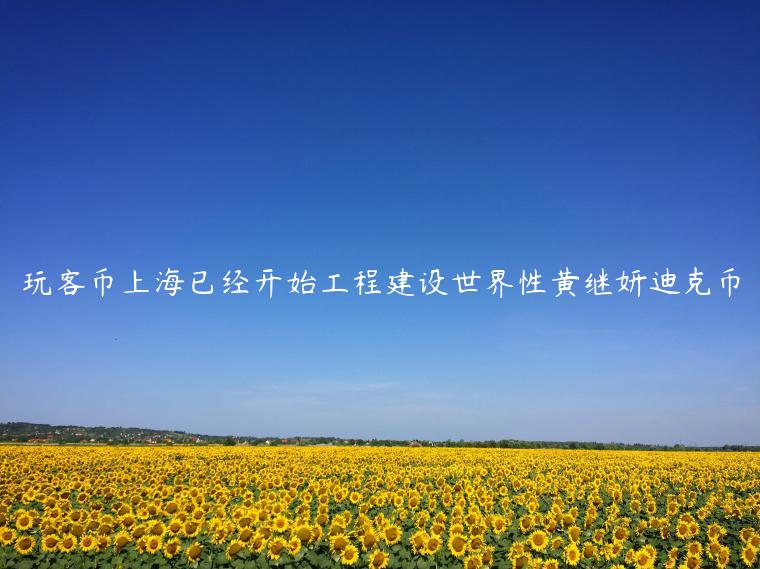 玩客币上海已经开始工程建设世界性黄继妍迪克币