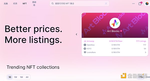 狂撒500万美金空投上线的Uniswap NFT市场为何反响平平5 狂撒500万美金空投上线的Uniswap NFT市场为何反响平平5