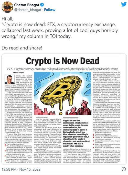 FTX惨败看涨比特币的3个原因1