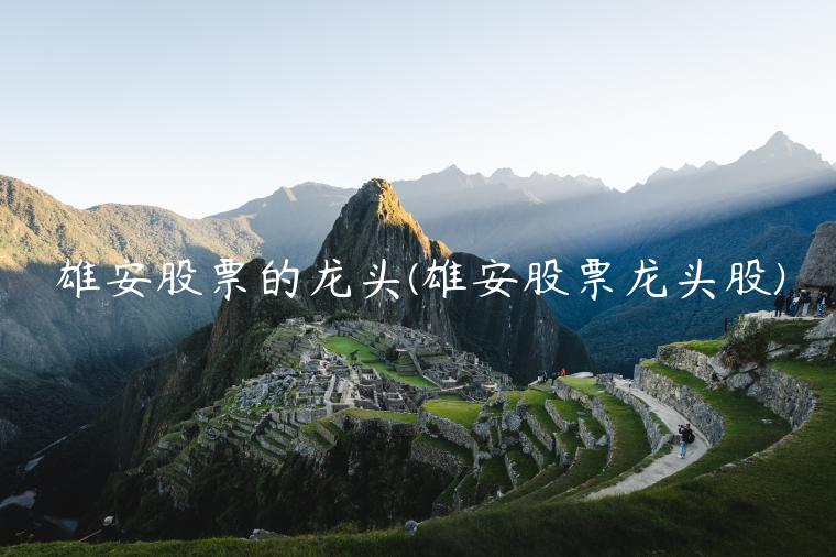 雄安股票的龙头(雄安股票龙头股)插图 雄安股票的龙头(雄安股票龙头股)