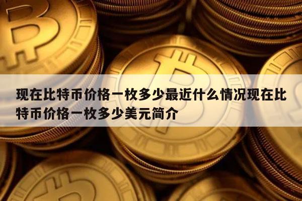 现在比特币价格一枚多少最近什么情况现在比特币价格一枚多少美元简介