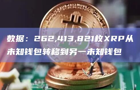 数据：262,413,821枚XRP从未知钱包转移到另一未知钱包