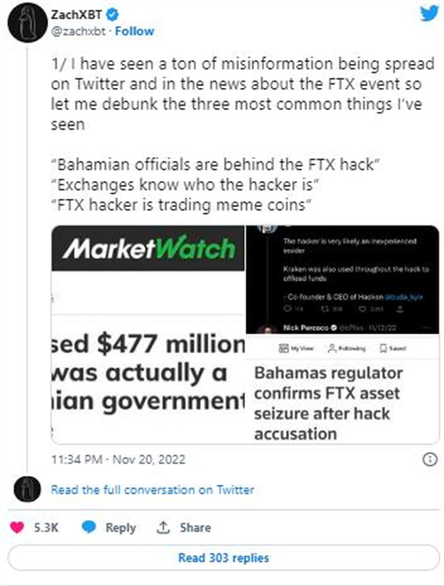 加密侦探揭穿了关于 FTX黑客的3个最大误解