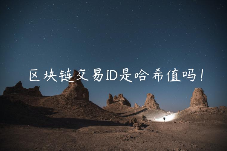 区块链交易ID是哈希值吗!插图 区块链交易ID是哈希值吗!