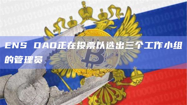 ENS DAO正在投票以选出三个工作小组的管理员