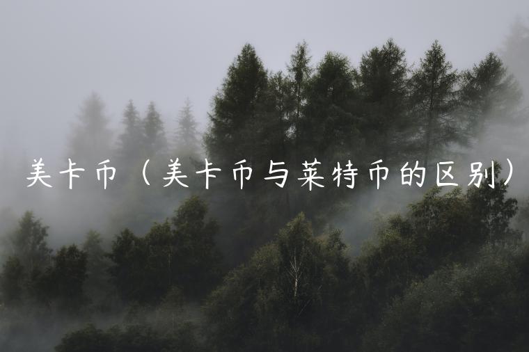 美卡币（美卡币与莱特币的区别）