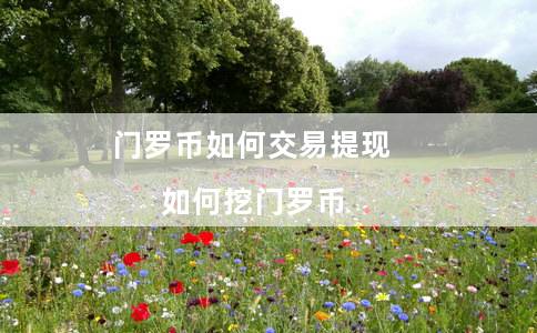 门罗币如何交易提现（如何挖门罗币）