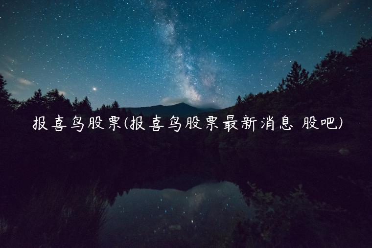 报喜鸟股票(报喜鸟股票最新消息 股吧)插图 报喜鸟股票(报喜鸟股票最新消息 股吧)