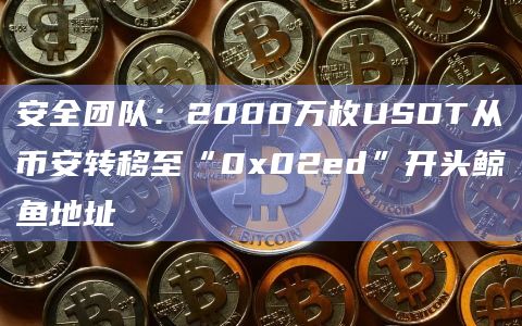 安全团队：2000万枚USDT从币安转移至“0x02ed”开头鲸鱼地址