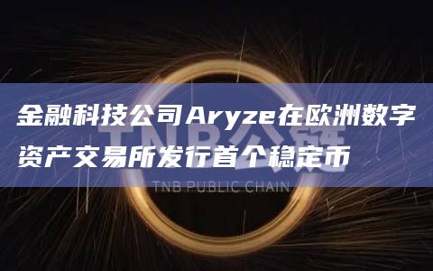 金融科技公司Aryze在欧洲数字资产交易所发行首个稳定币