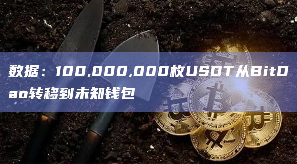 数据：100,000,000枚USDT从BitDao转移到未知钱包