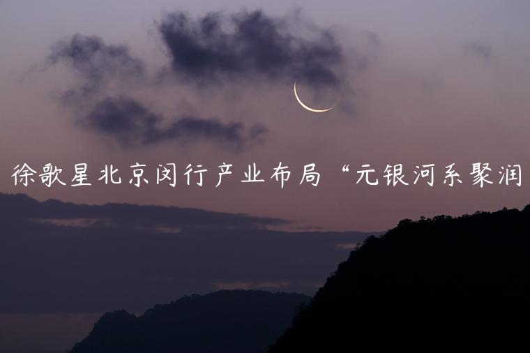徐歌星北京闵行产业布局“元银河系聚润