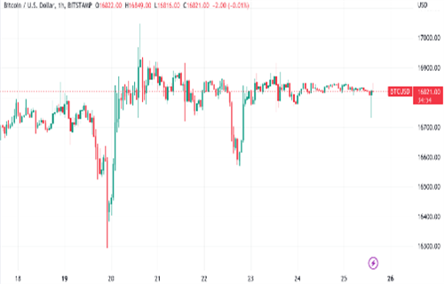 BTC价格放弃圣诞老人反弹 因为比特币波动性创下历史新低