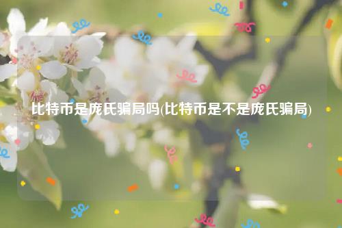 比特币是庞氏骗局吗(比特币是不是庞氏骗局)插图 比特币是庞氏骗局吗(比特币是不是庞氏骗局)