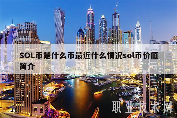 SOL币是什么币最近什么情况sol币价值简介 SOL币是什么币最近什么情况sol币价值简介