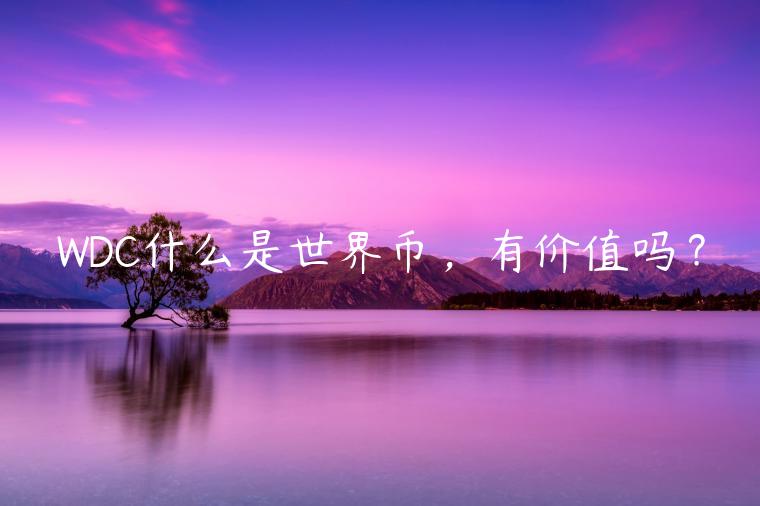 WDC什么是世界币，有价值吗？