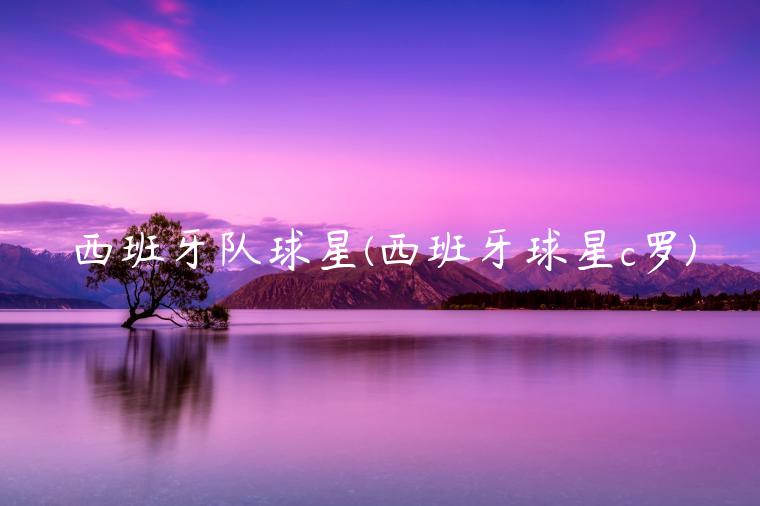 西班牙队球星(西班牙球星c罗)