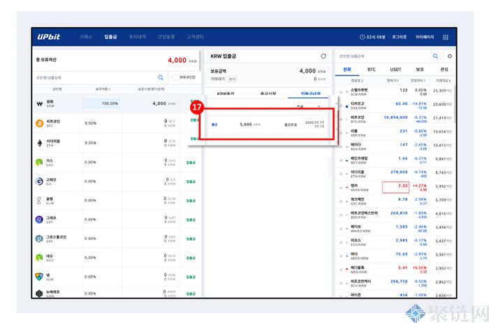 Upbit交易所能提现吗?Upbit交易所提现教程插图7 Upbit交易所能提现吗?Upbit交易所提现教程