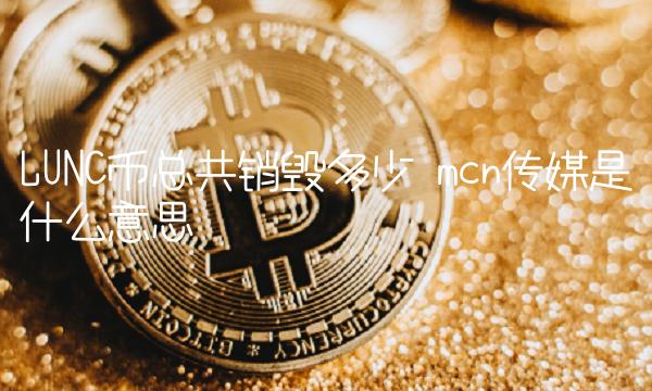 LUNC币总共销毁多少 mcn传媒是什么意思
