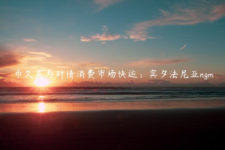 币久英为财情消费市场快运：宾夕法尼亚ngm