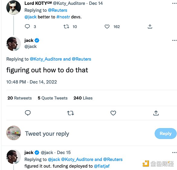区块链观察 | 推特前CEO和现任CEO马斯克对同Nostr态度截然不同