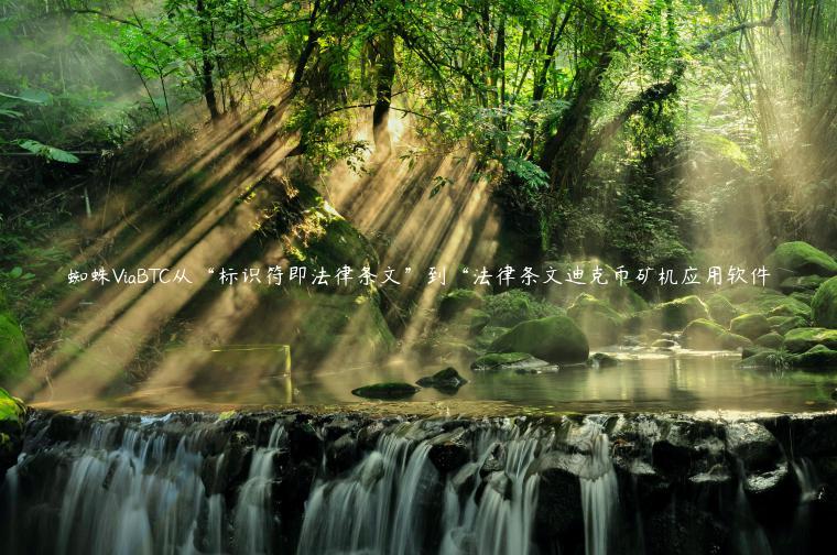 蜘蛛ViaBTC从“标识符即法律条文”到“法律条文迪克币矿机应用软件