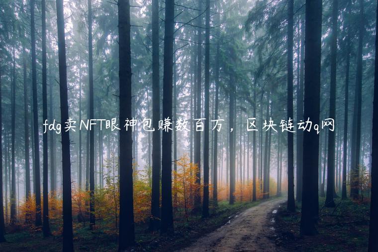 fdg卖NFT眼神包赚数百万,区块链动q网插图 fdg卖NFT眼神包赚数百万,区块链动q网