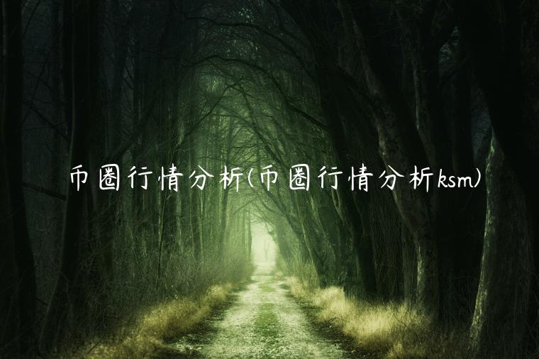 币圈行情分析(币圈行情分析ksm)