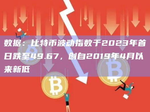 数据：比特币波动指数于2023年首日跌至49.67，创自2019年4月以来新低