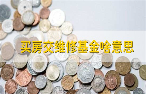 什么是买房维修基金? 维修基金使用的条件和范围