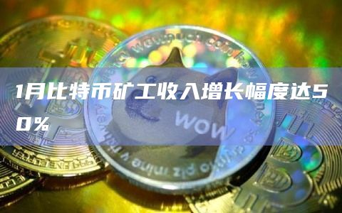 1月比特币矿工收入增长幅度达50%
