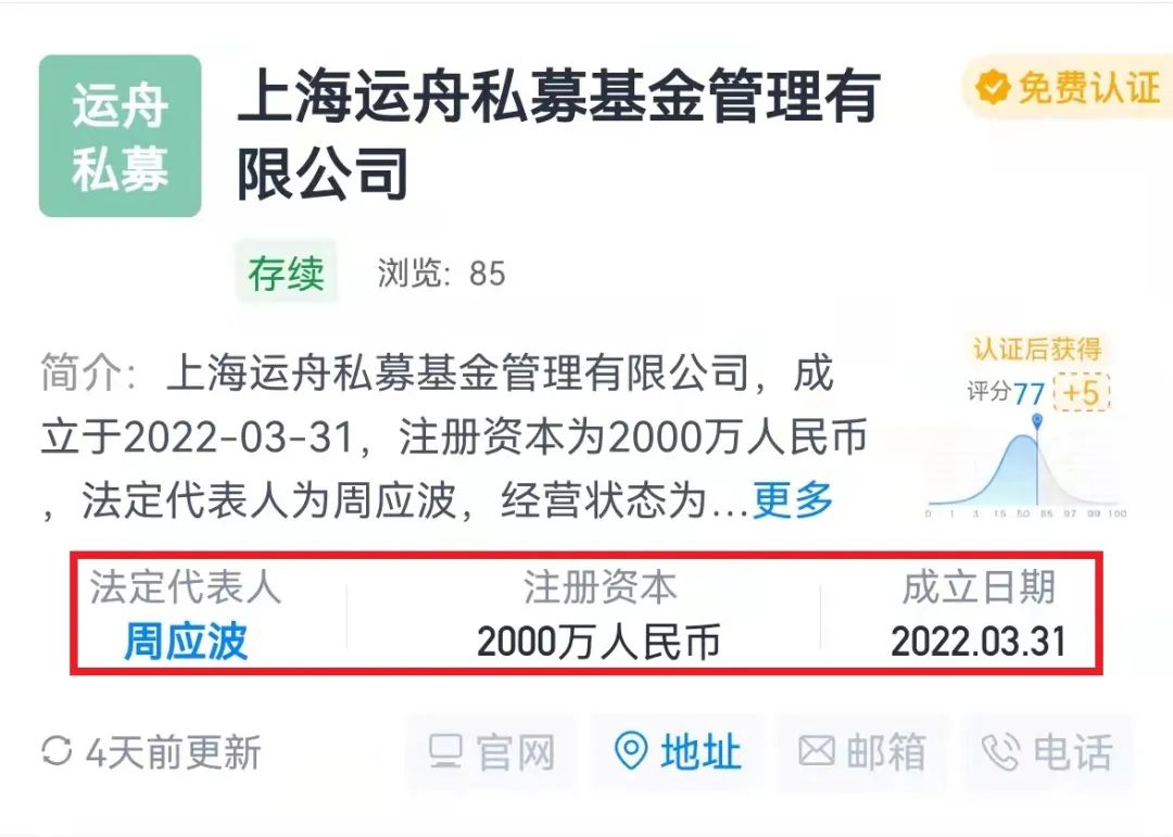 周应波私募基金（周应波管理的最新基金）1